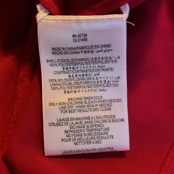 BCBCMaxAzria Red Lace Karey Long Dress - Picture 11 of 11